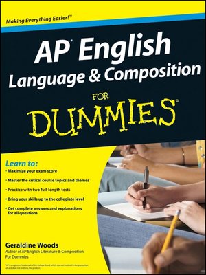 cover image of AP English Language & Composition For Dummies&#174;